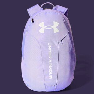 NWT Under Armour Hustle Lite Backpack - Purple and White